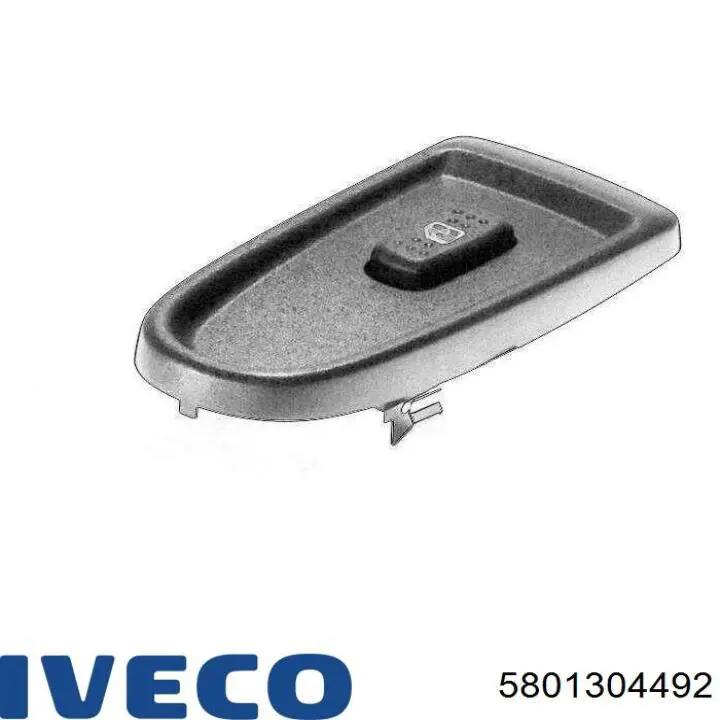 5801304492 Iveco Кнопковий блок керування склопідіймачами передній правий