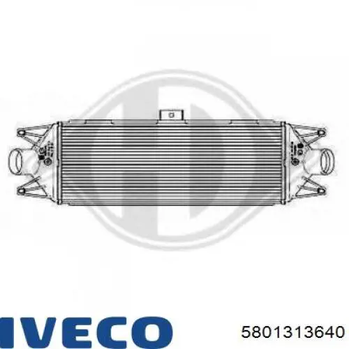 5801313640 Iveco радіатор охолодження двигуна