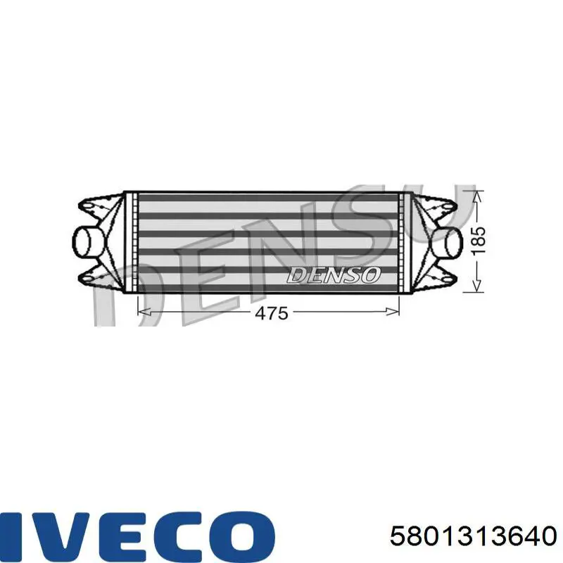 5801313640 Iveco Охолоджувач наддувочного повітря