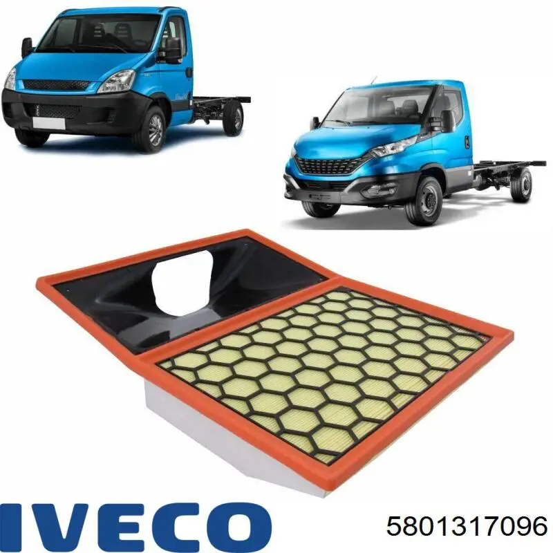 Елемент повітряного фільтра Iveco 5801317096 ціна, від 30.86 USD
