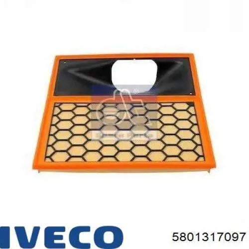 Елемент повітряного фільтра Iveco 5801317097 ціна, від 34.06 USD