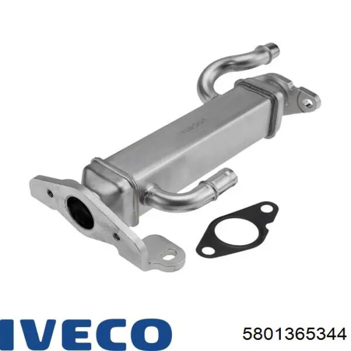 Патрубок радіатора системи рециркуляції ОГ Iveco 5801365344 ціна, від 41.03 USD