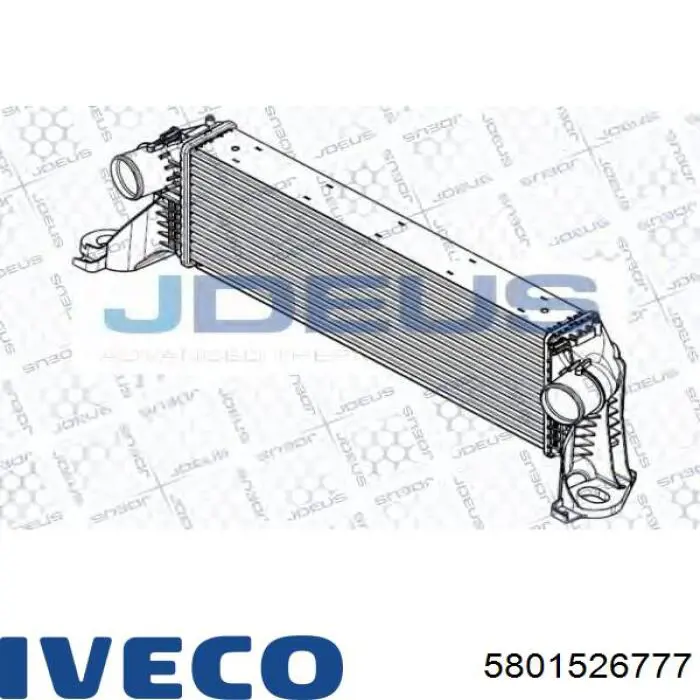 5801526777 Iveco Охолоджувач наддувочного повітря