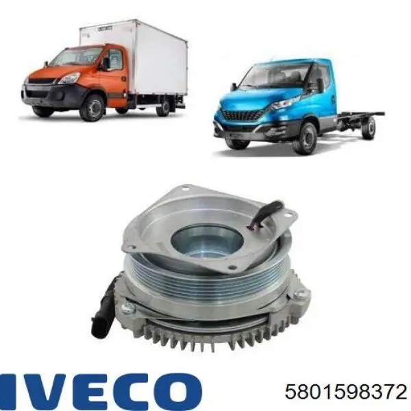 Вискомуфта вентилятора 5801598372 Iveco