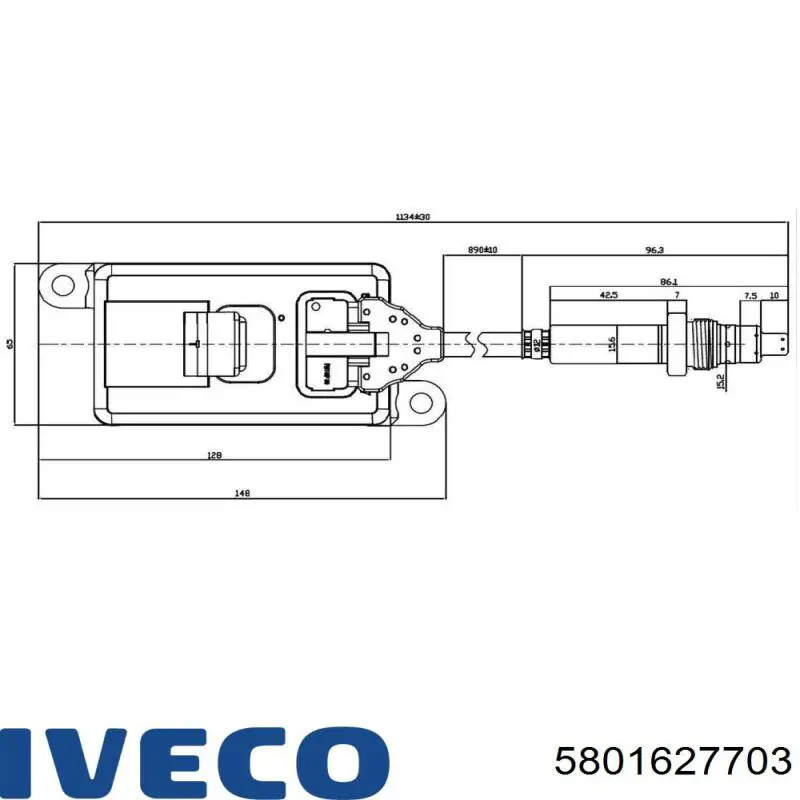5801627703 Iveco Датчик оксидів азоту NOX