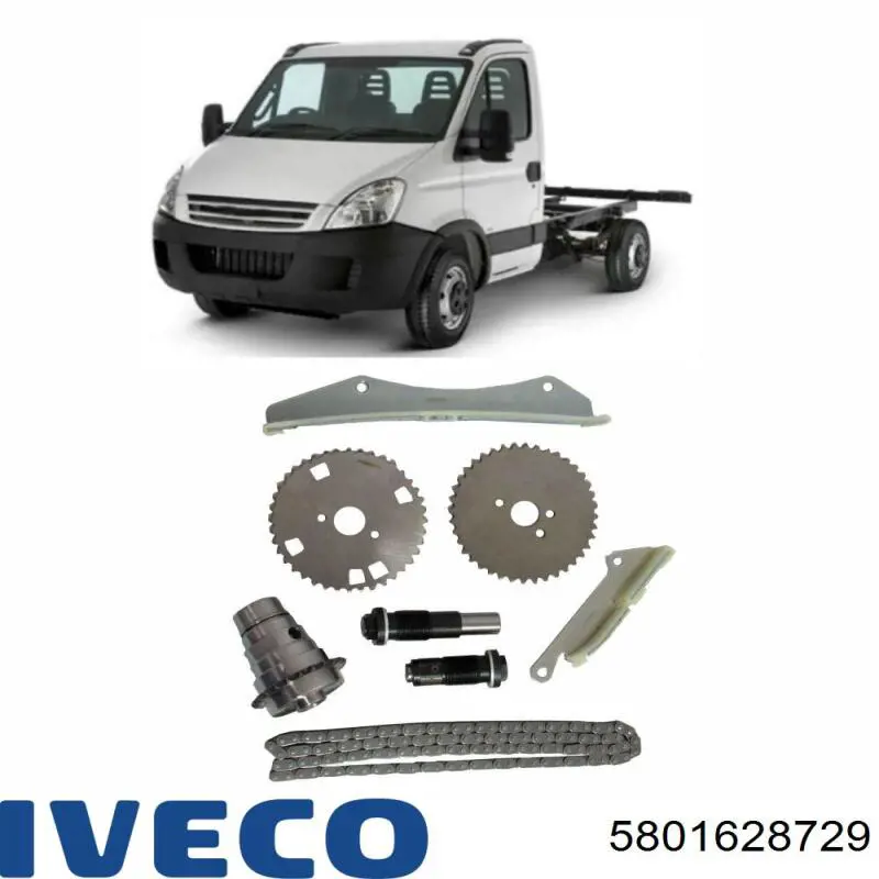 Заспокоювач ланцюга ГРМ, комплект 5801628729 Iveco