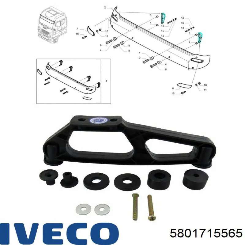 Сонцезахисний козирок 5801715565 Iveco