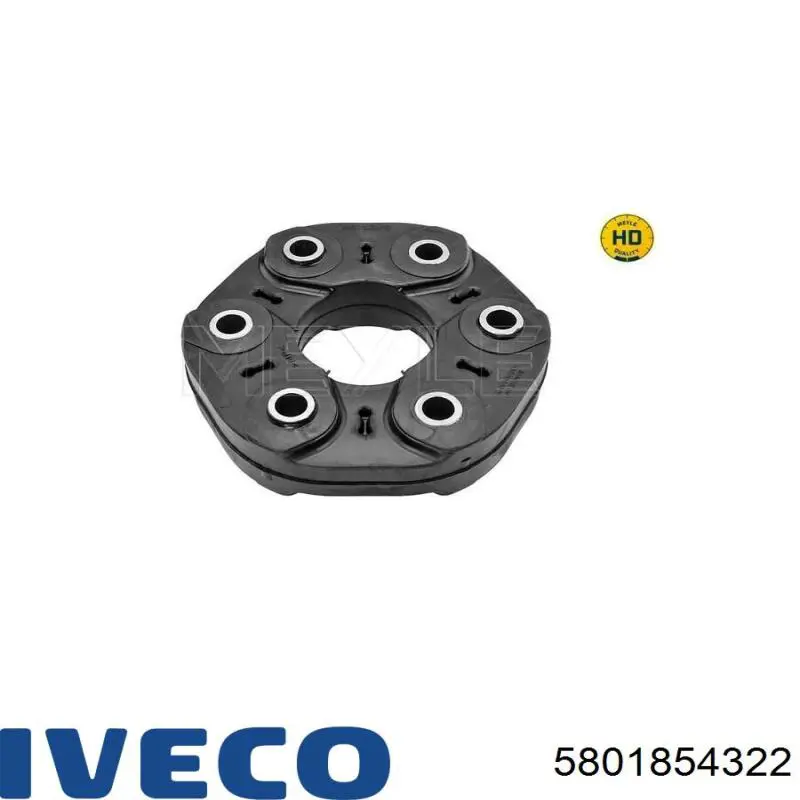 Муфта кардана еластична, передня 5801854322 Iveco