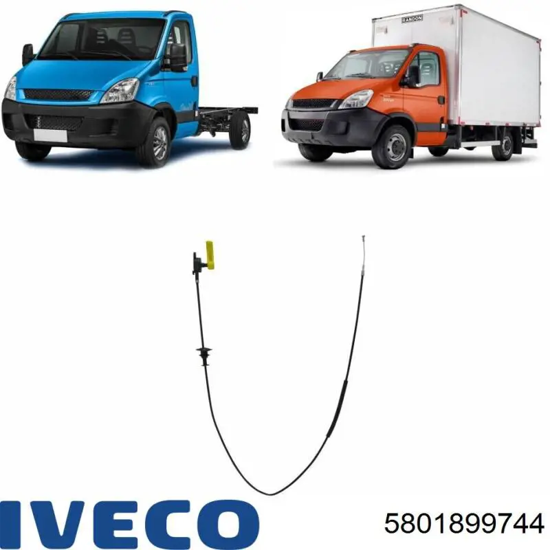5801899744 Iveco Трос замка капота