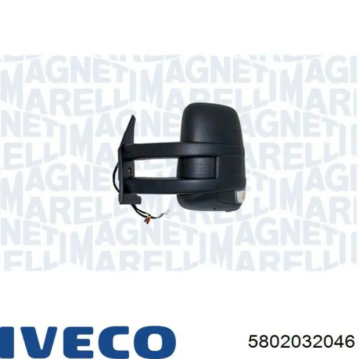 Праве бічне дзеркало Iveco 5802032046 ціна, від 154.06 USD