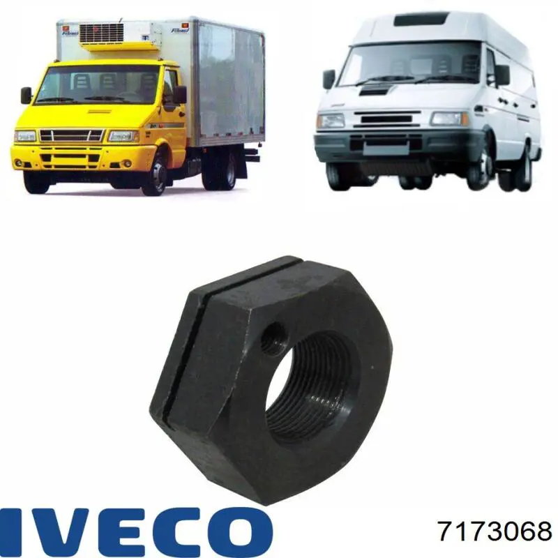 7173068 Iveco Гайка маточини передньої