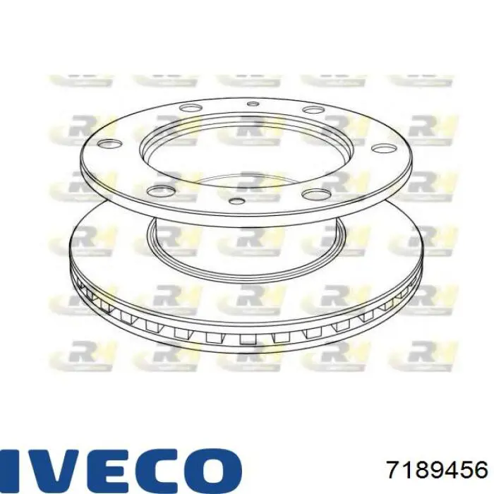 Гальмівні диски 7189456 Iveco