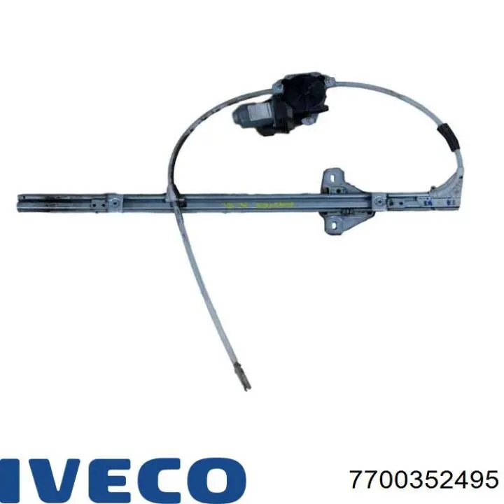 Склопідйомник передньої лівої двері 7700352495 Iveco