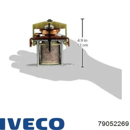 Реле втягуюче стартера 79052269 Iveco