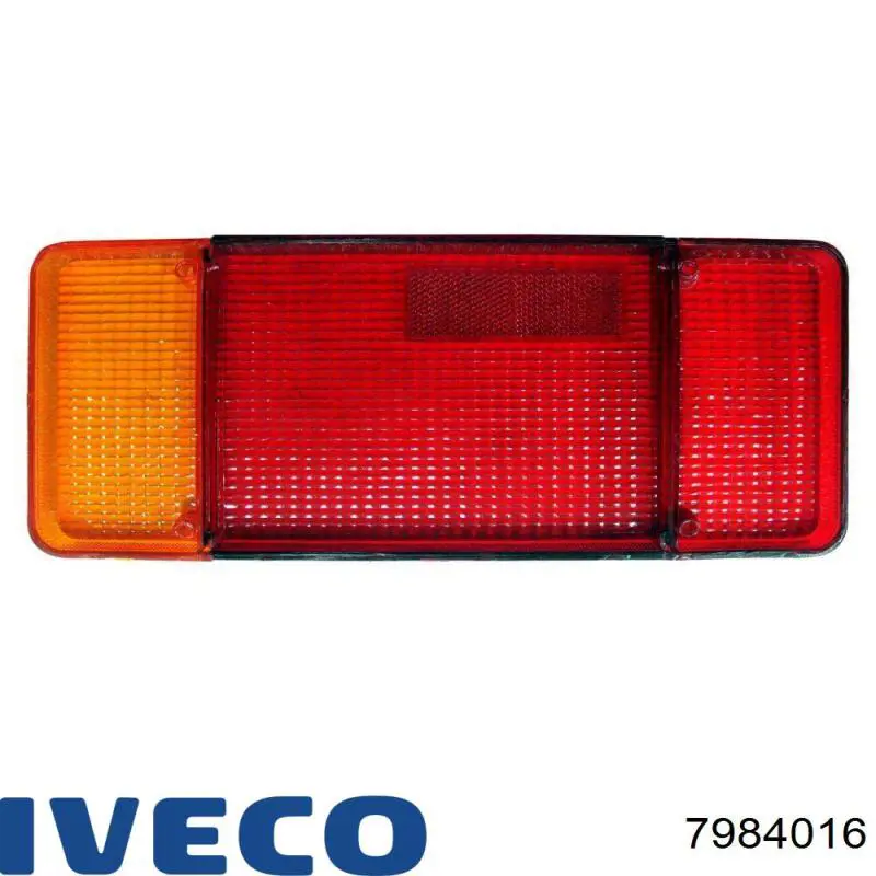 7984016 Iveco Скло заднього ліхтаря, лівого