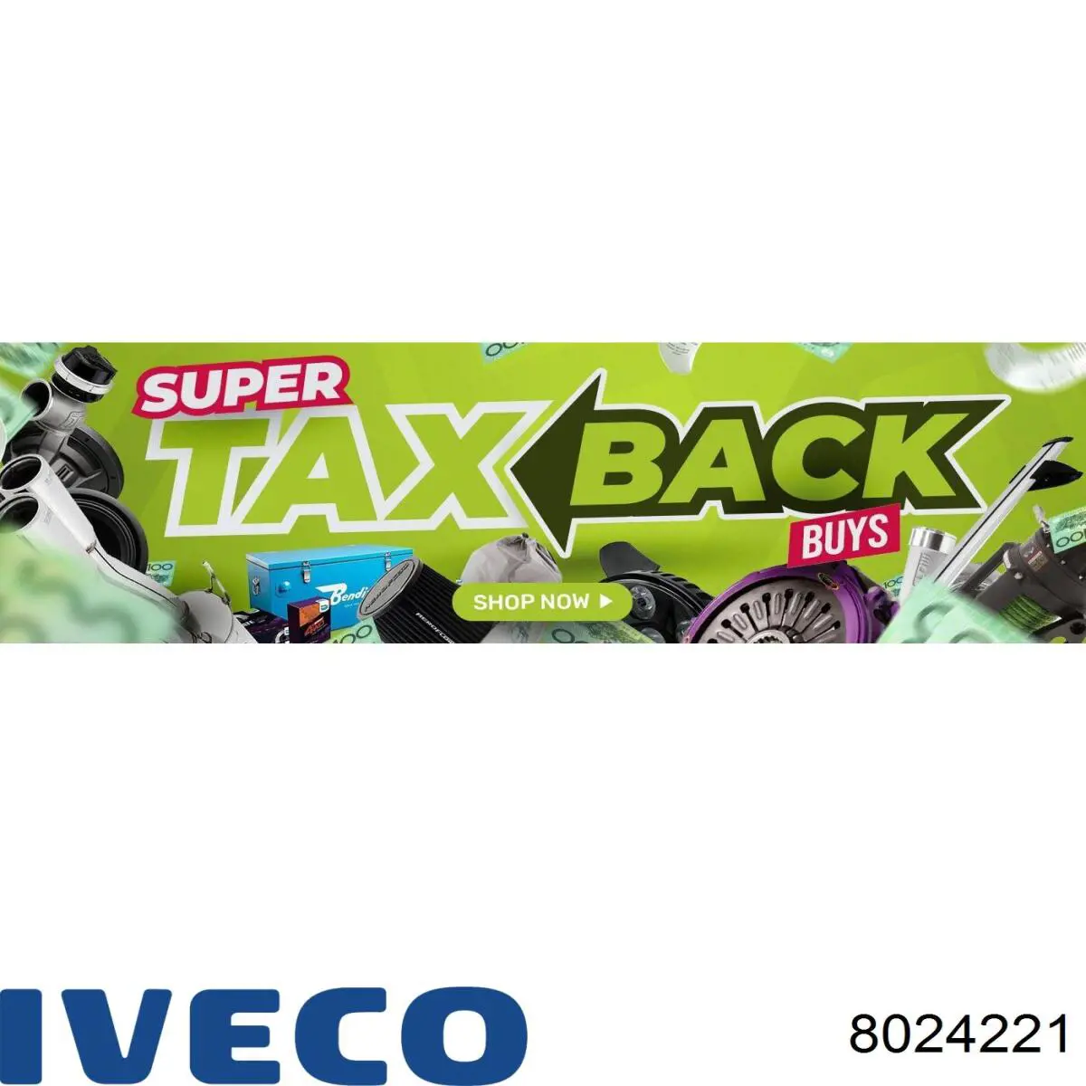 Датчик масової витрати повітря Iveco 8024221 ціна, від 70.46 USD