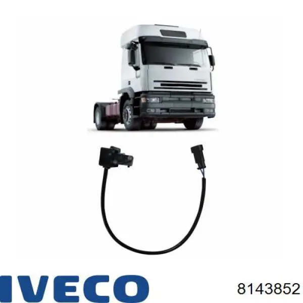 Ущільнювач лобового скла 8143852 Iveco