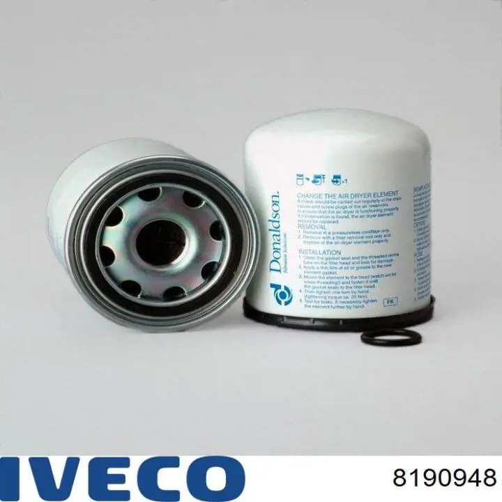 Фільтр осушувача повітря (вологомастиловідділювача) (TRUCK) Iveco 8190948 ціна, від 14.46 USD