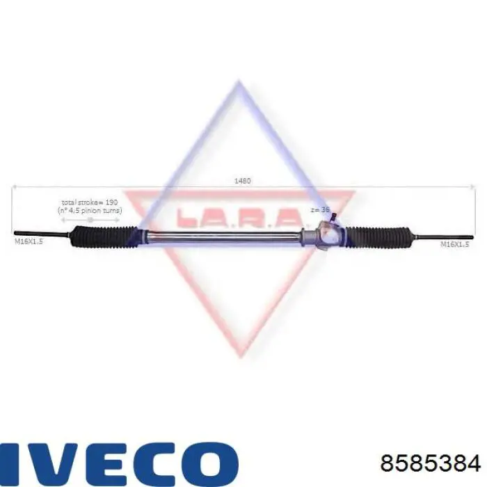 Рульова рейка 99463264 Iveco