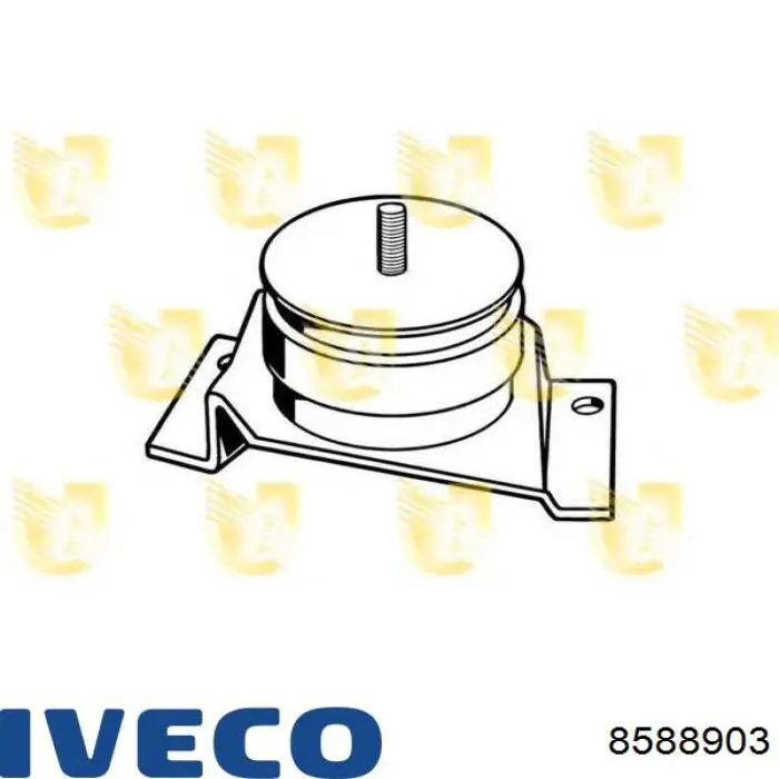 Подушка (опора) двигуна, права 8588903 Iveco