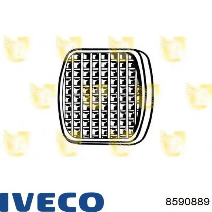 Накладка педалі гальма 8590889 Iveco
