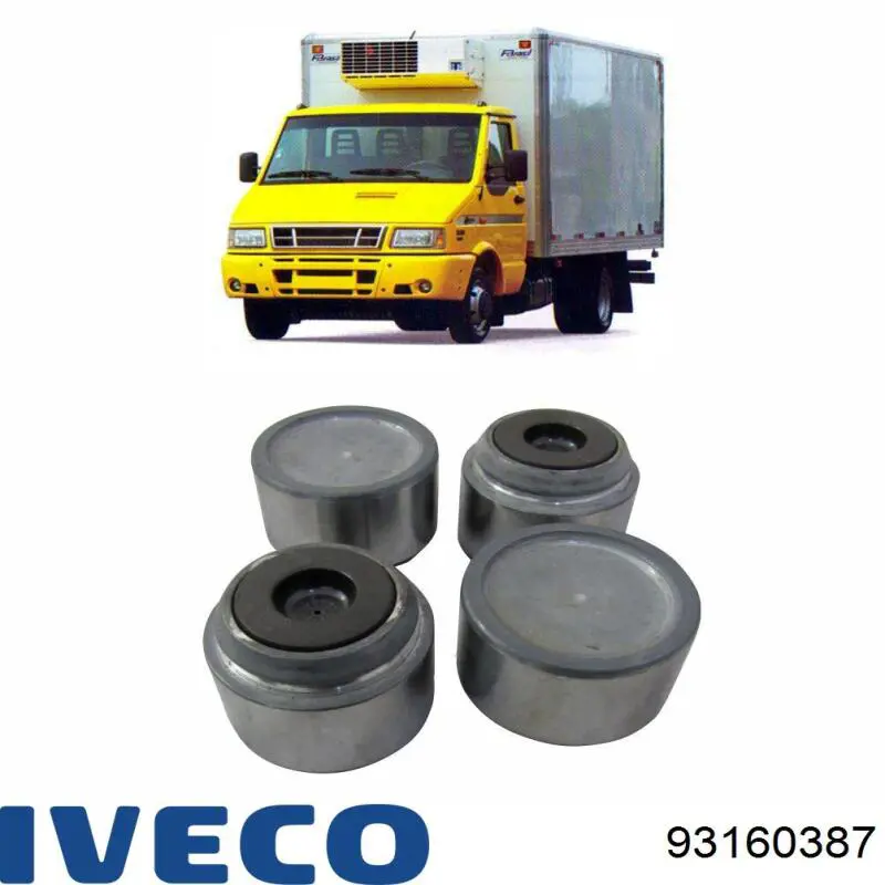 Купити 93160387 Iveco Поршень супорту гальмівного, переднього