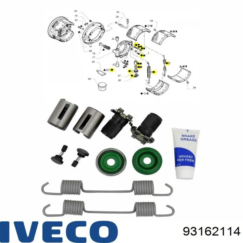 93162114 Iveco Сальник клапана (Маслос'емниє), впуск/випуск