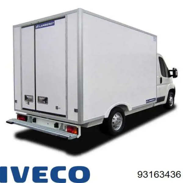 Скло заднього ліхтаря, правого 93163436 Iveco