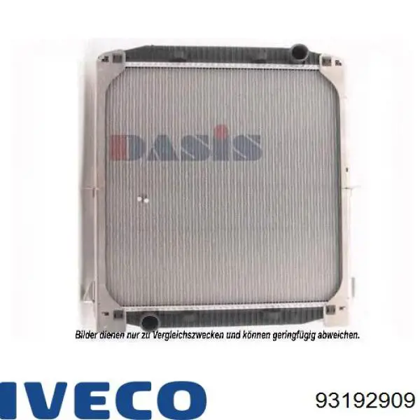 93192909 Iveco Радіатор охолодження двигуна