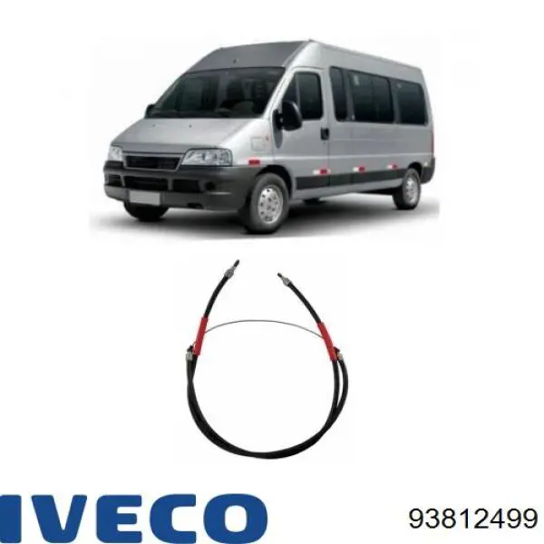 Трос ручного гальма задній, правий/лівий Adriauto 1102571 ціна, від 37.69 USD
