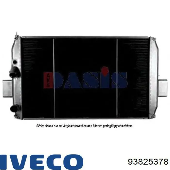 Радіатор 93825378 Iveco