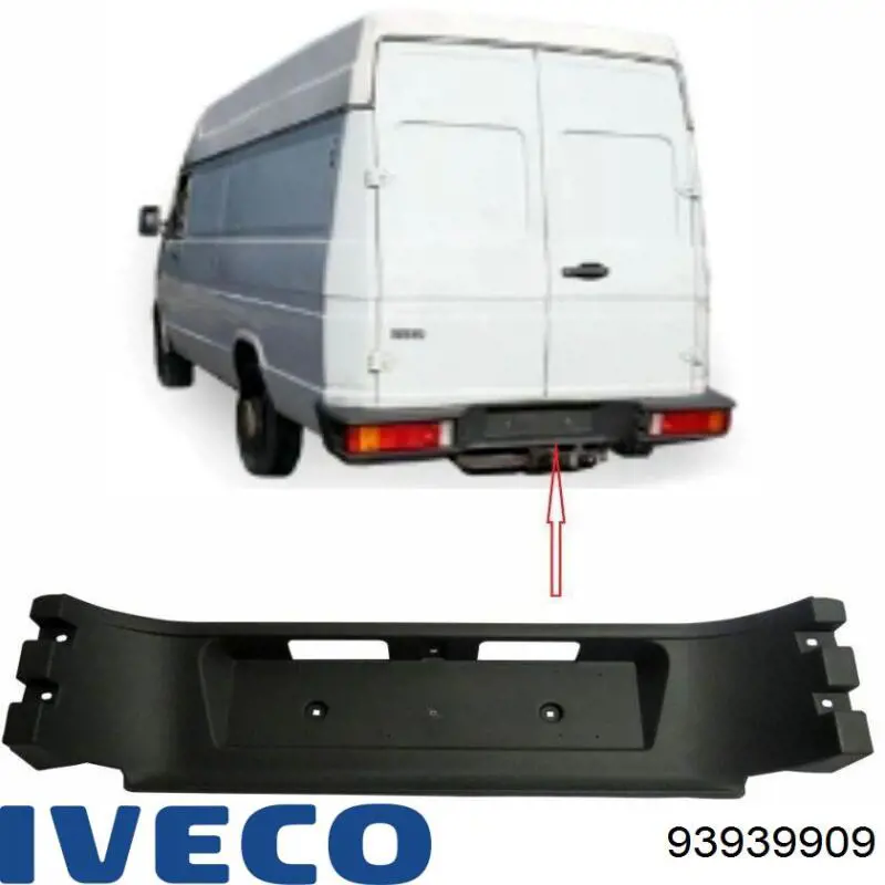 Бампер задній, центральна частина GP ORK93939909 ціна, від 10.94 USD
