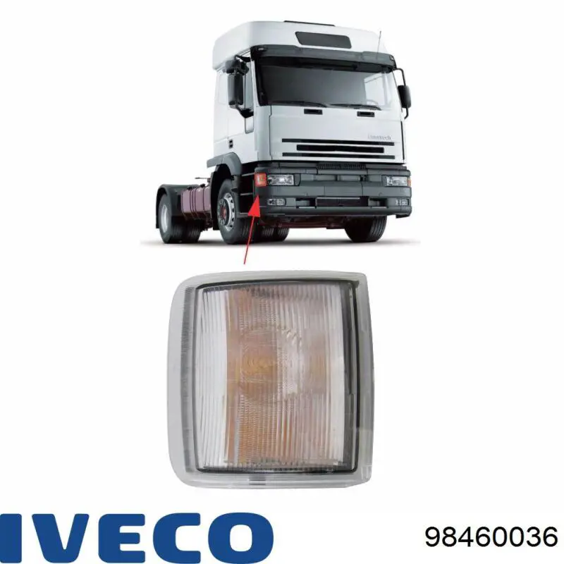 Вказівник повороту правий 98460036 Iveco