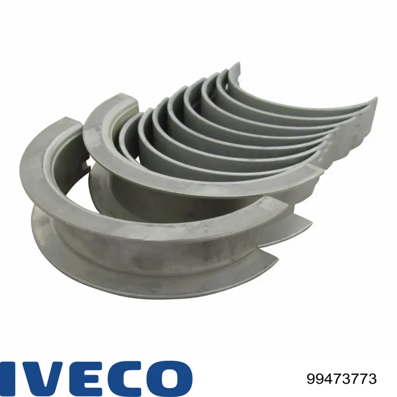 99473773 Iveco Вкладиші коленвала, корінні, комплект, 2-й ремонт (+0,50)