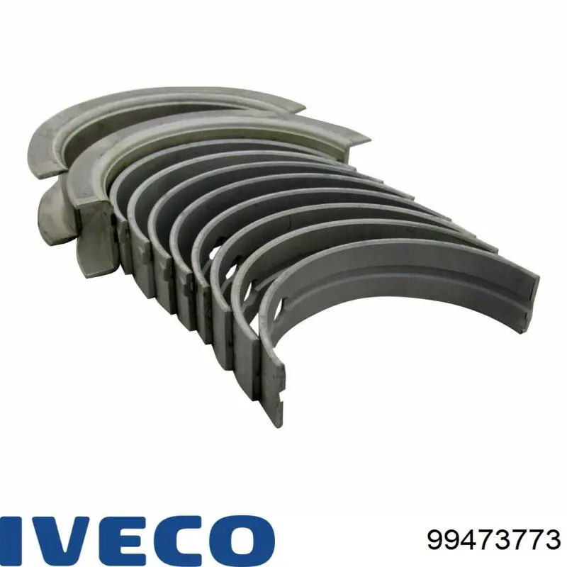 Вкладиші колінвала, корінні, комплект, 2-й ремонт (+0,50) Iveco 99473773 ціна, від 64.19 USD