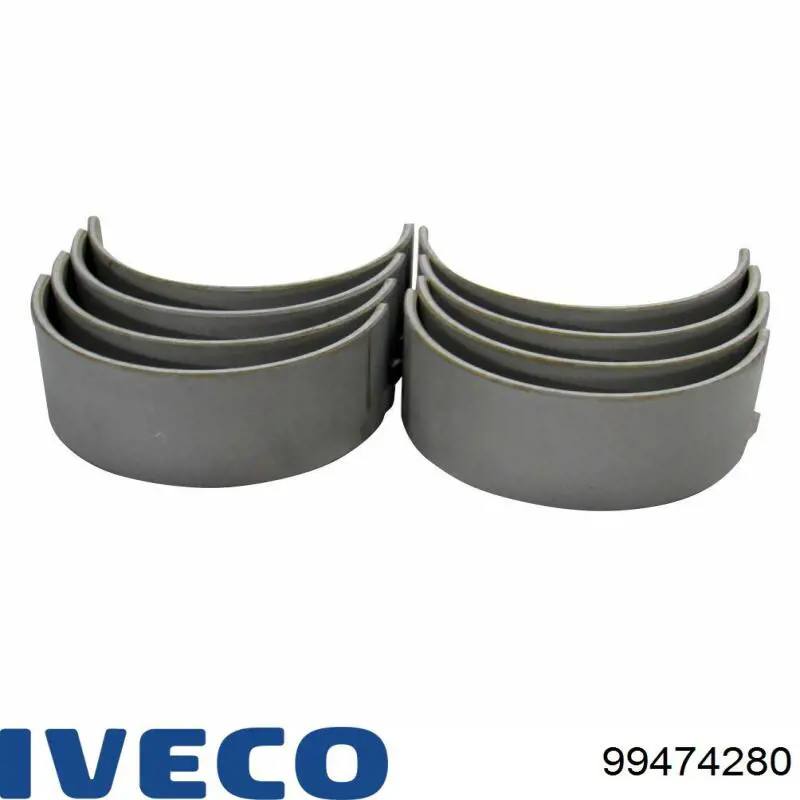 99474280 Iveco вкладиші колінвала, шатунні, комплект, 1-й ремонт (+0,25)