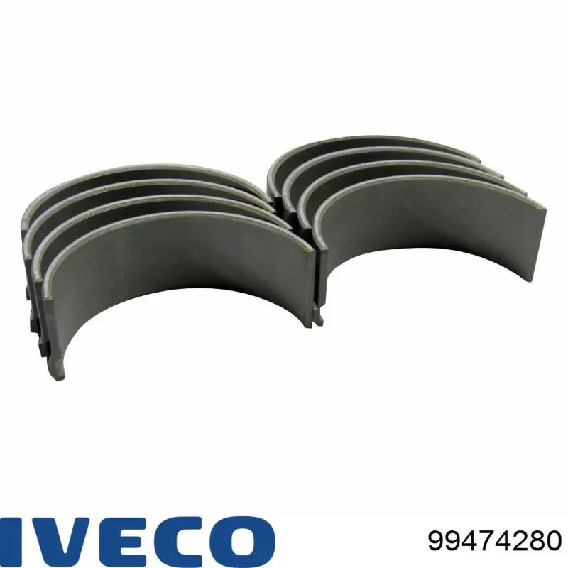 Купити 99474280 Iveco Вкладиші колінвала, шатунні, комплект, 1-й ремонт (+0,25)