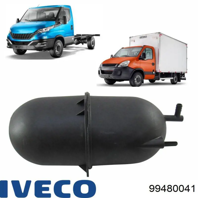 Бачок системи охолодження двигуна розширювальний Iveco 99480041 ціна, від 20.96 USD