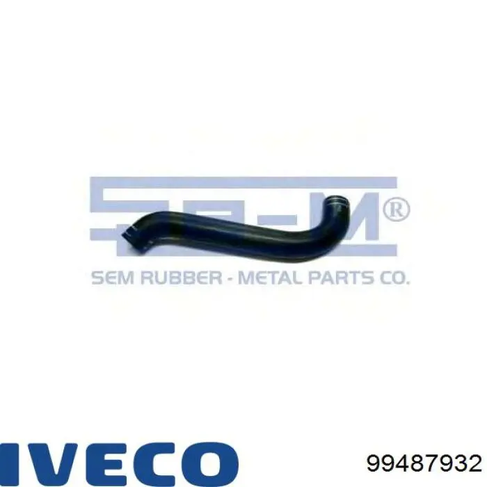 Шланг/патрубок радіатора охолодження, нижній Iveco Daily 3 (Івеко Дейлі)