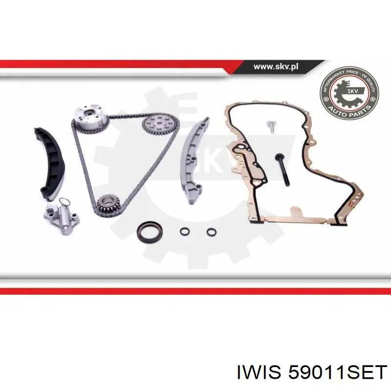 Купити 59011SET Iwis Ланцюг ГРМ, комплект, верхня