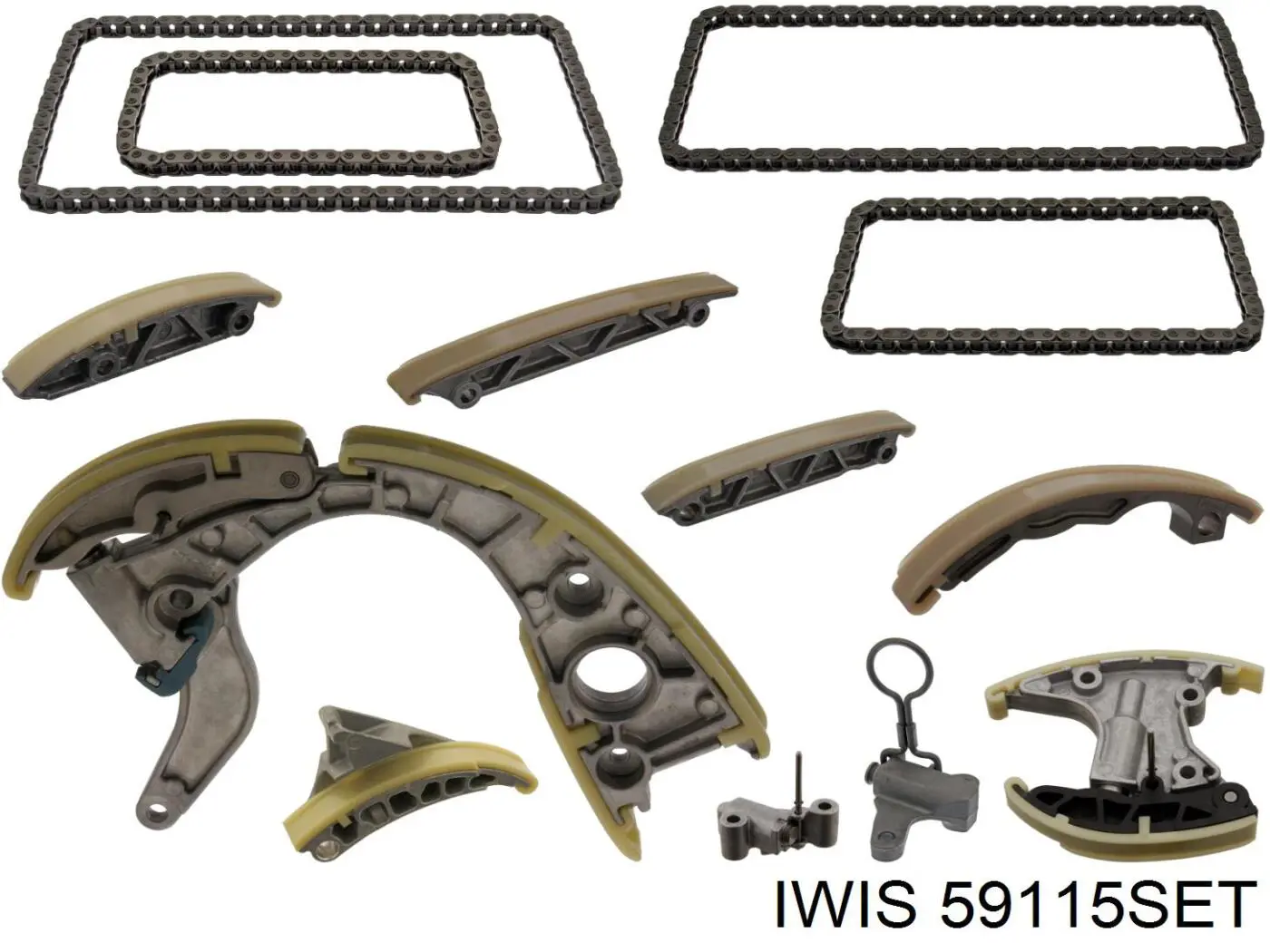 Ланцюг ГРМ, комплект Iwis 59115SET ціна, від 705.73 USD