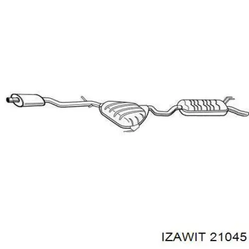 Глушник, задня частина 21045 Izawit