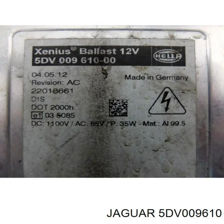 Купити 5DV009610 VAG 
