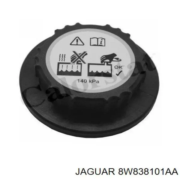 Кришка / пробка розширювального бачка Jaguar C2P17700 ціна, від 6.98 USD