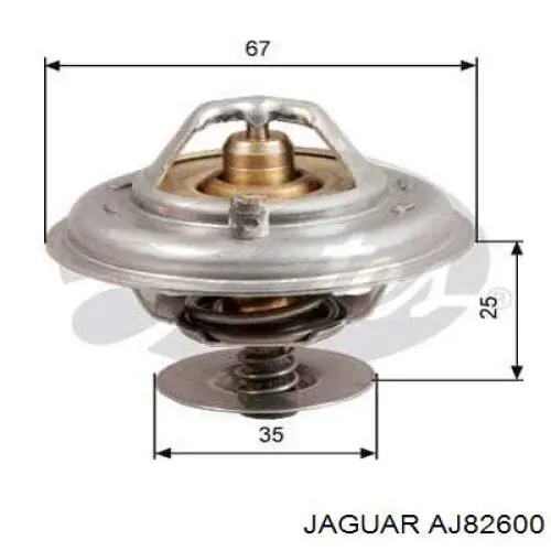 AJ82600 Jaguar термостат