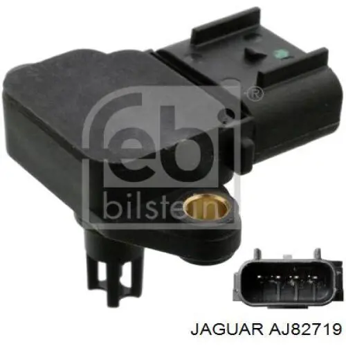 AJ82719 Jaguar Датчик тиску наддуву турбіни