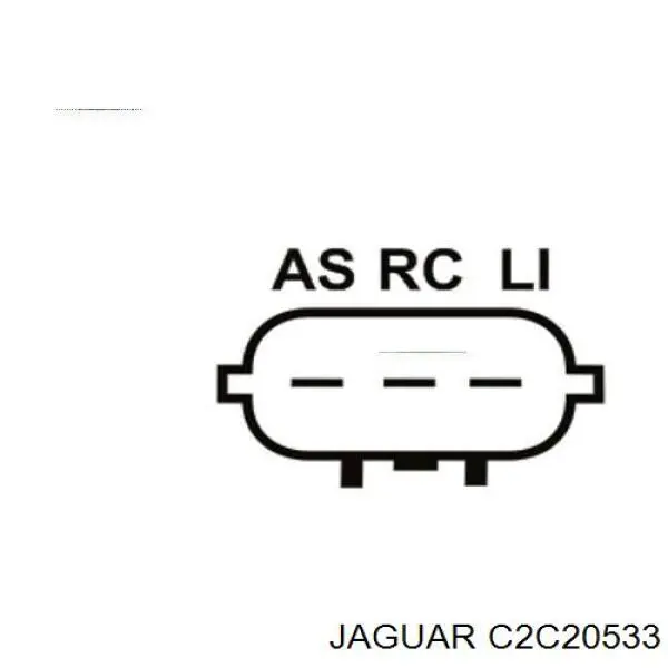 C2C20533 Jaguar Авто генератор