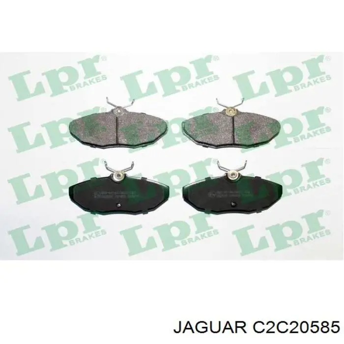 Задні гальмівні колодки C2C20585 Jaguar