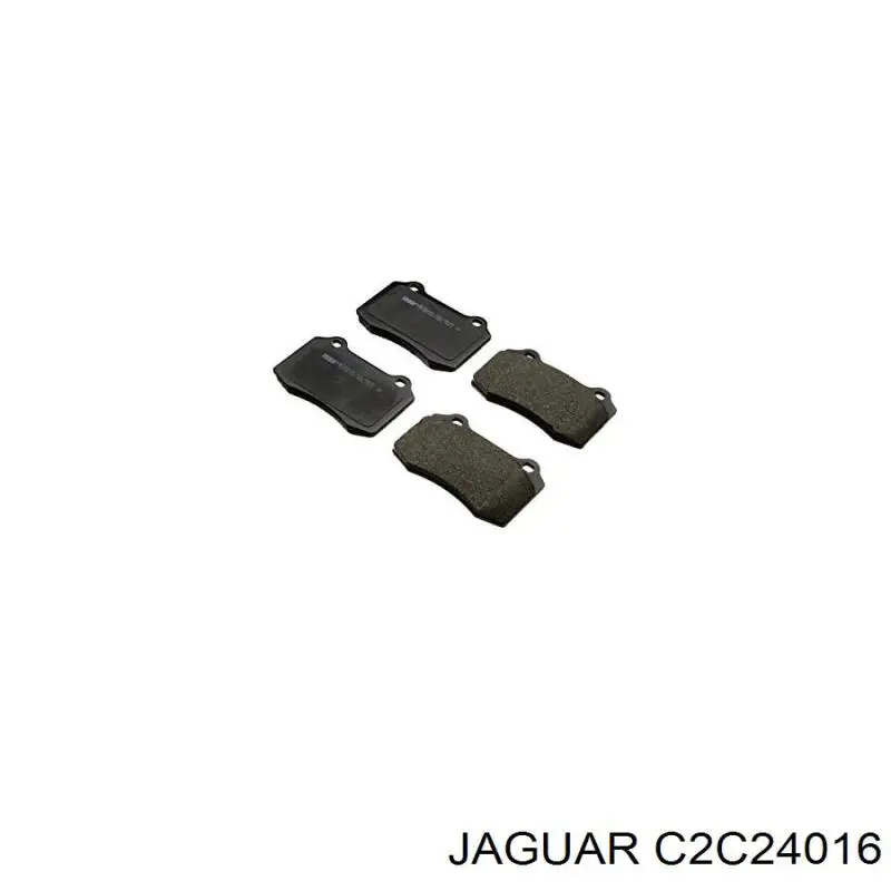 Задні гальмівні колодки Jaguar C2C24016 ціна, від 26.47 USD