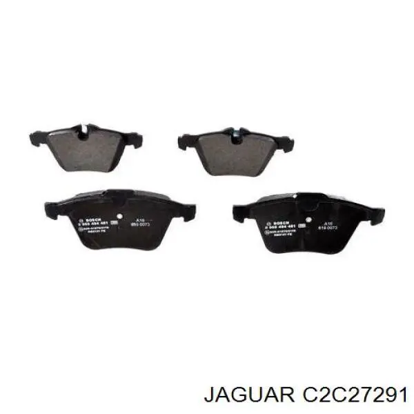 Гальмівні колодки Jaguar C2C27291 ціна, від 50.37 USD